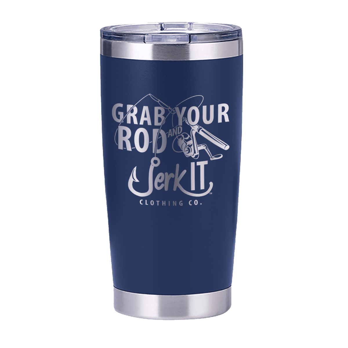 Grab Your Rod Tumbler - Navy