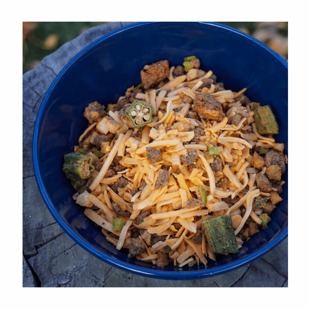 Cajun Jicama & Pork Skillet - Flat Out Feasts - Image 3