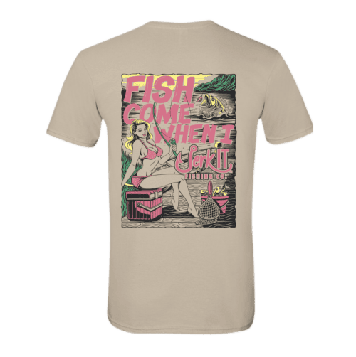 Jerk It Retro Tee - Fish Come When I