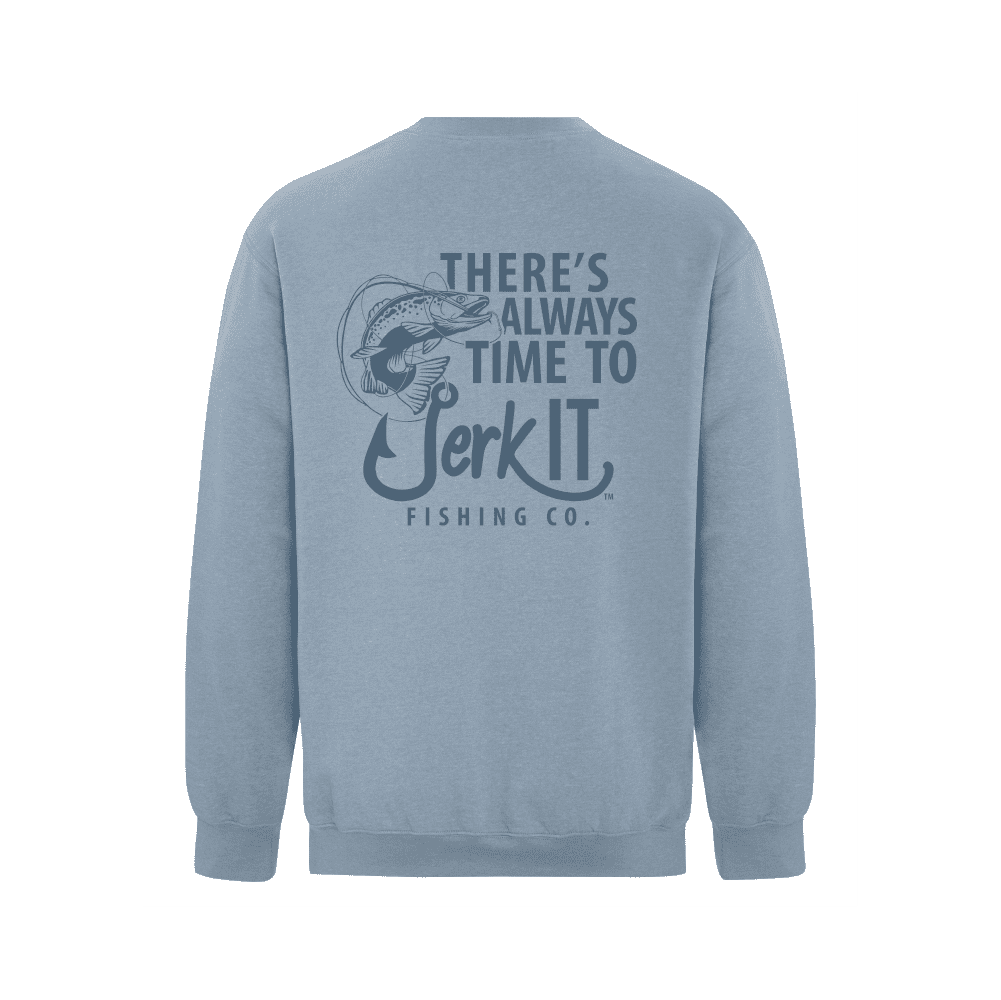 Jerk It Retro Crewneck - There's Always Time - Image 2